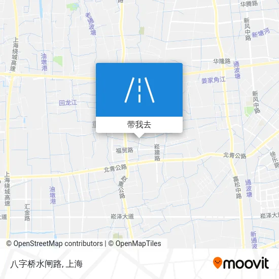 八字桥水闸路地图