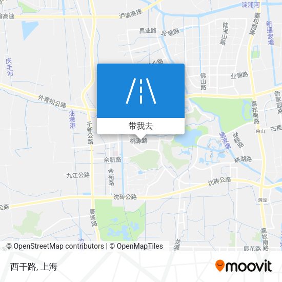 西干路地图