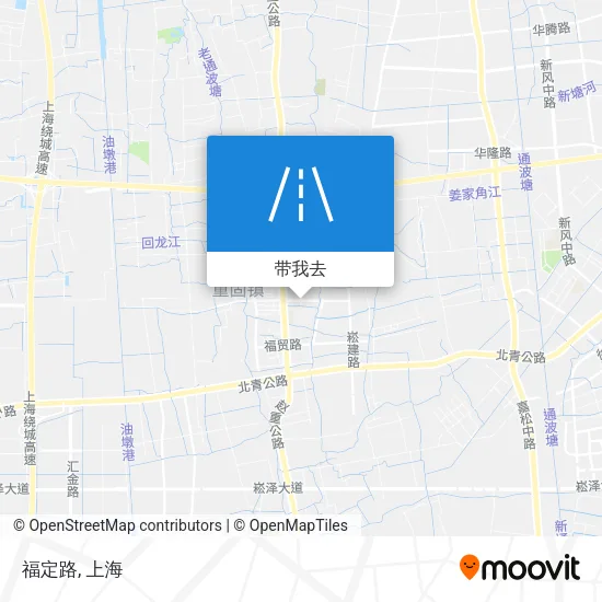 福定路地图