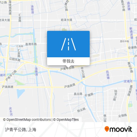 沪青平公路地图