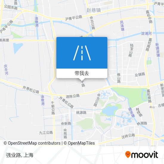 强业路地图