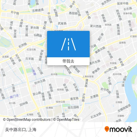 吴中路出口地图