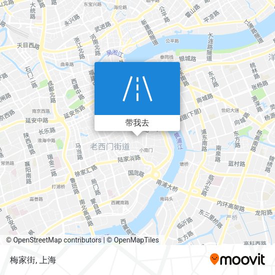 梅家街地图