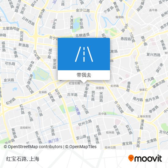 红宝石路地图