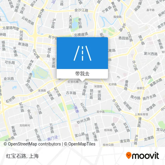 红宝石路地图
