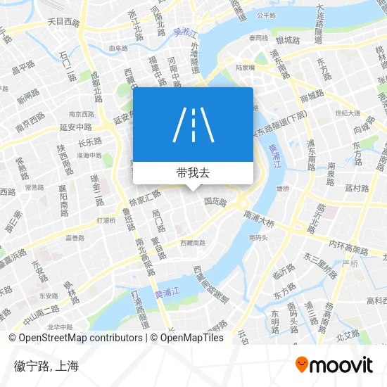徽宁路地图