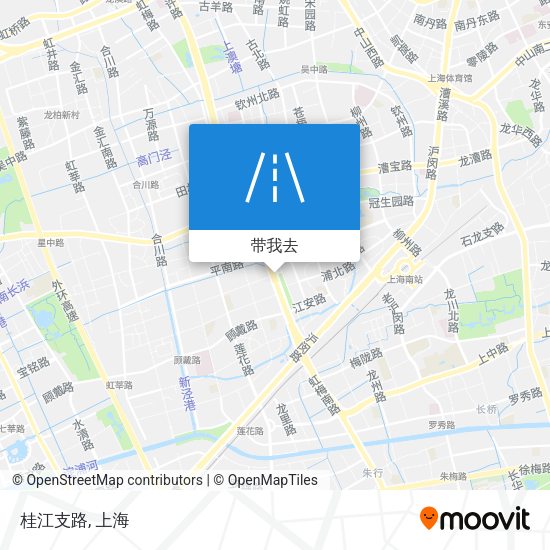 桂江支路地图