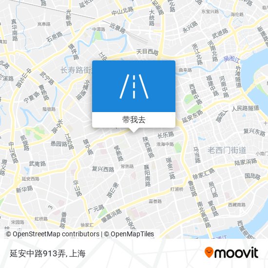 延安中路913弄地图