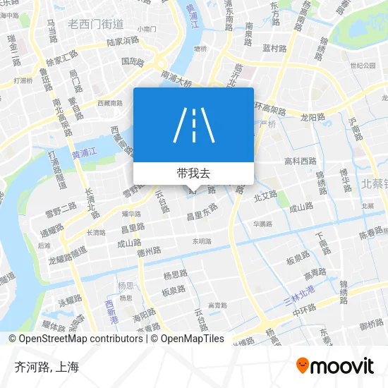 齐河路地图