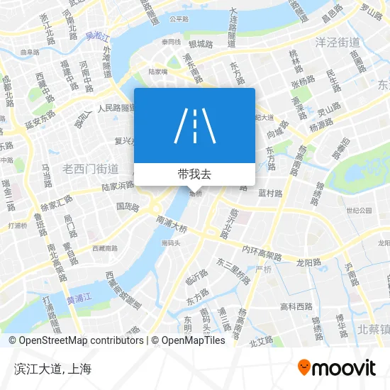 滨江大道地图