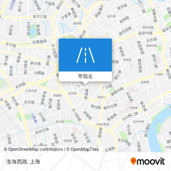 淮海西路地图