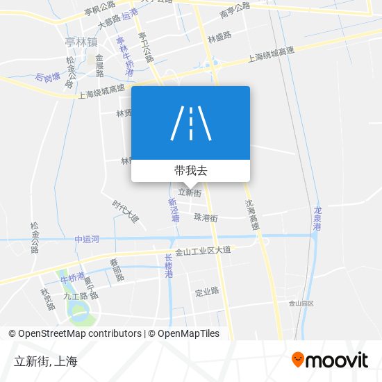 立新街地图