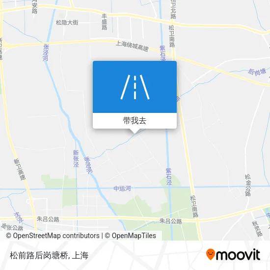 松前路后岗塘桥地图