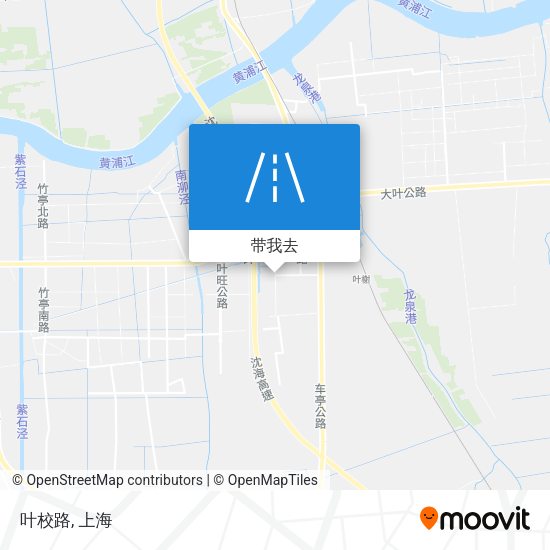叶校路地图