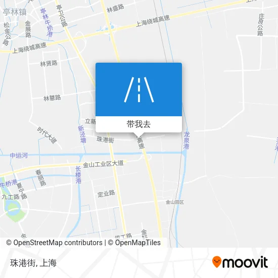珠港街地图