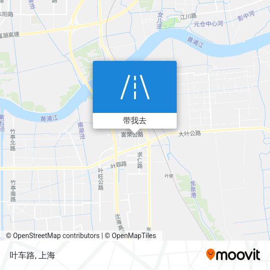 叶车路地图
