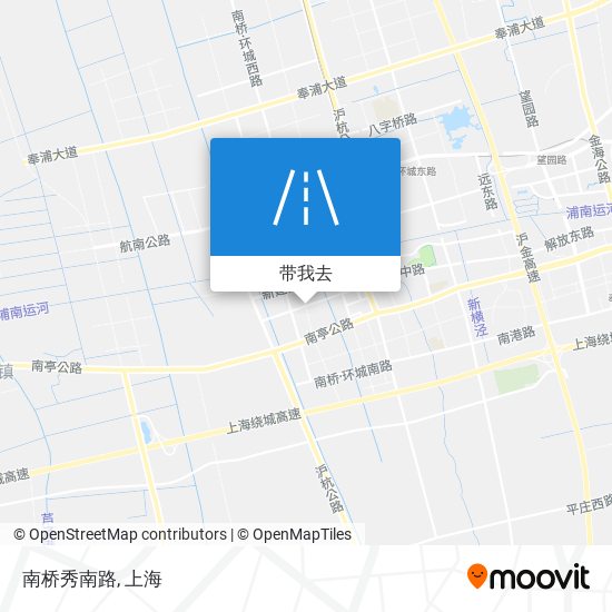 南桥秀南路地图