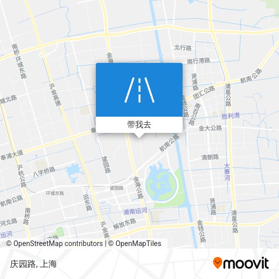庆园路地图