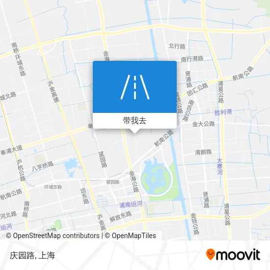 庆园路地图