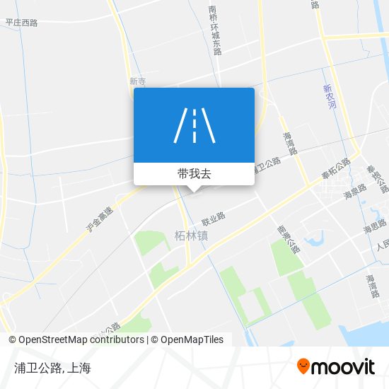 浦卫公路地图