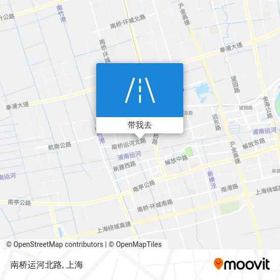 南桥运河北路地图
