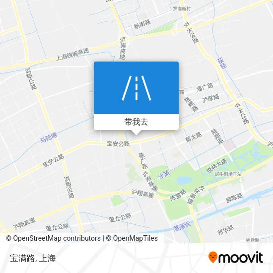 宝满路地图