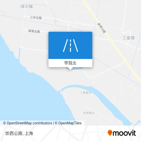 崇西公路地图