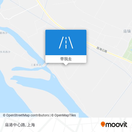 庙港中心路地图