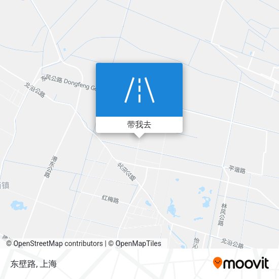 东壁路地图