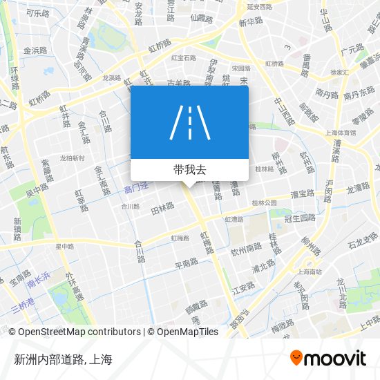 新洲内部道路地图