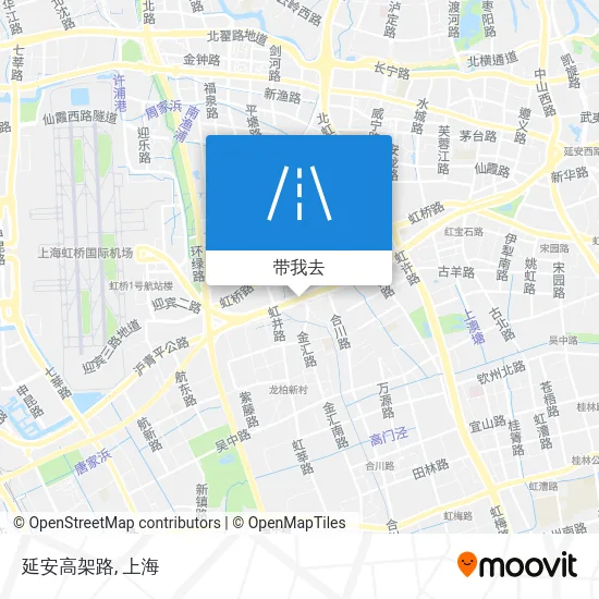 延安高架路地图