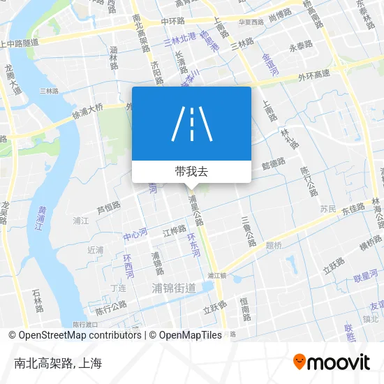南北高架路地图