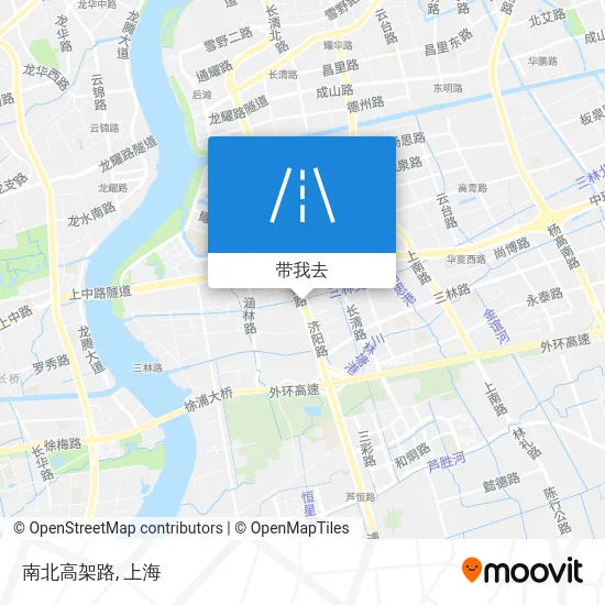 南北高架路地图