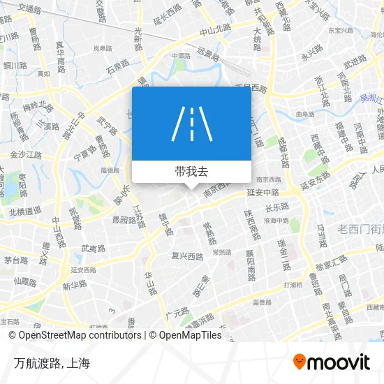万航渡路地图