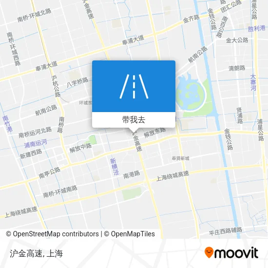 沪金高速地图