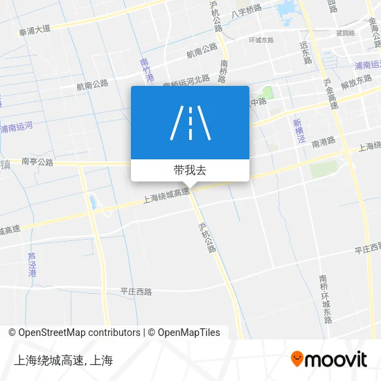 上海绕城高速地图