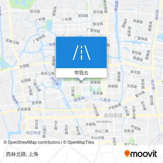 西林北路地图