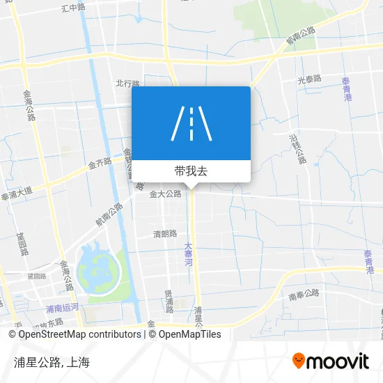 浦星公路地图