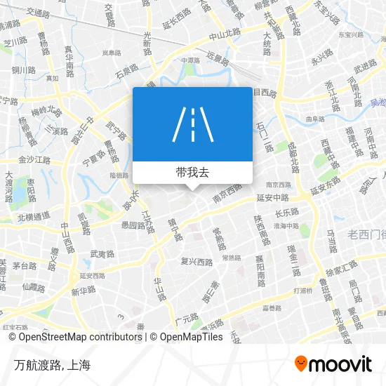 万航渡路地图