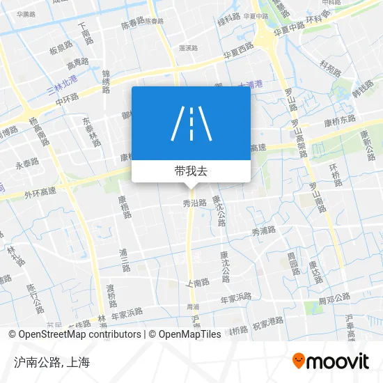 沪南公路地图