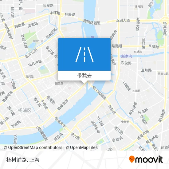杨树浦路地图