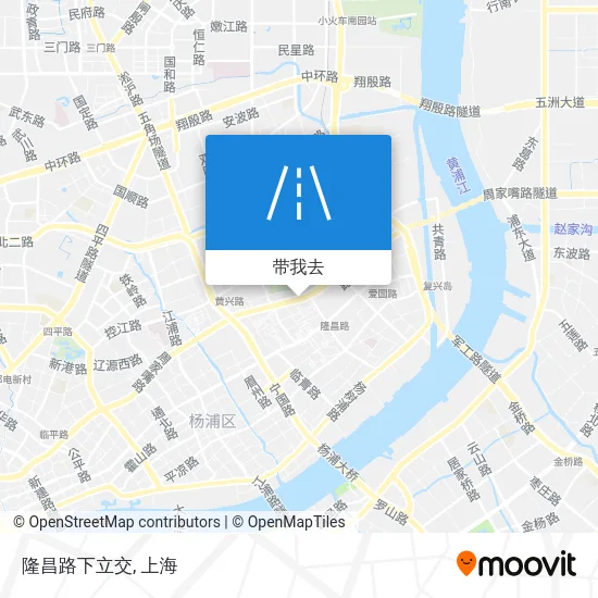 隆昌路下立交地图