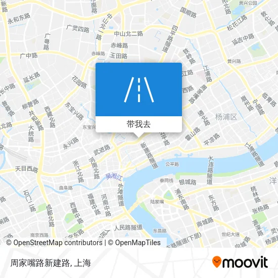 周家嘴路新建路地图