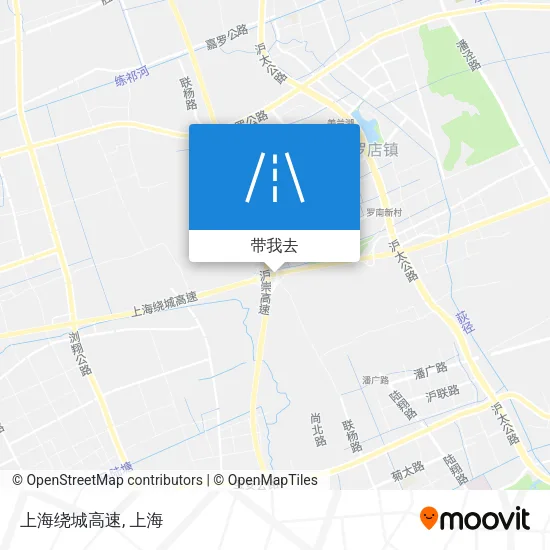 上海绕城高速地图