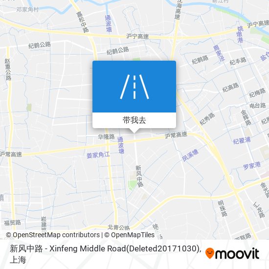 新风中路 - Xinfeng Middle Road(Deleted20171030)地图