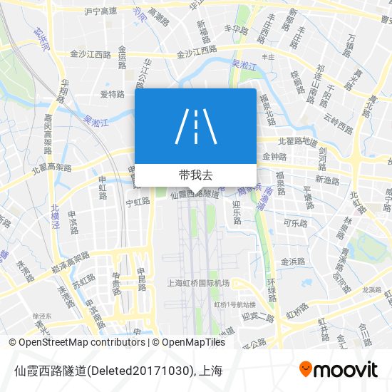 仙霞西路隧道(Deleted20171030)地图