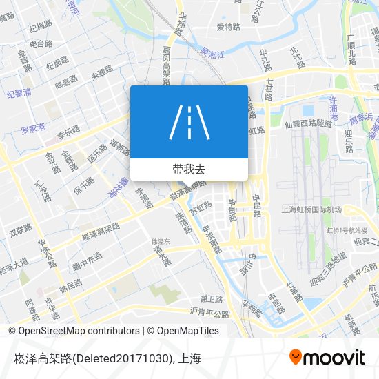 崧泽高架路(Deleted20171030)地图