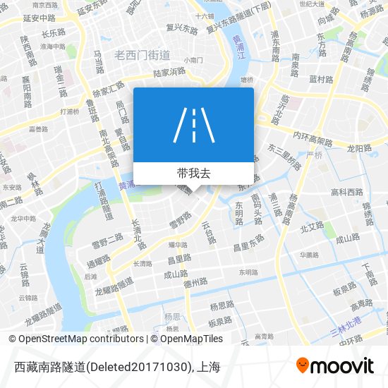 西藏南路隧道(Deleted20171030)地图