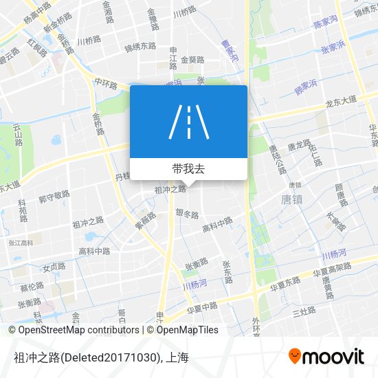 祖冲之路(Deleted20171030)地图