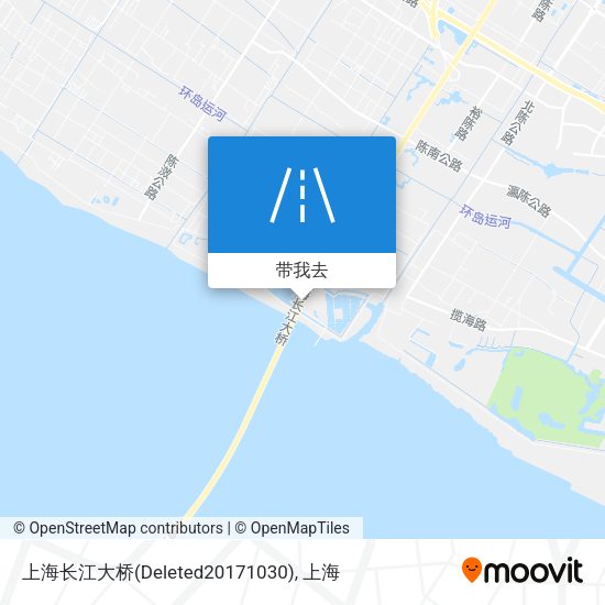 上海长江大桥地图